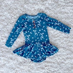 Posh peanut long sleeve twirl bodysuit